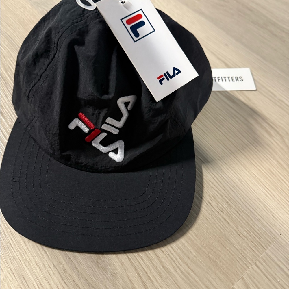 Fila Black Cap with Logo